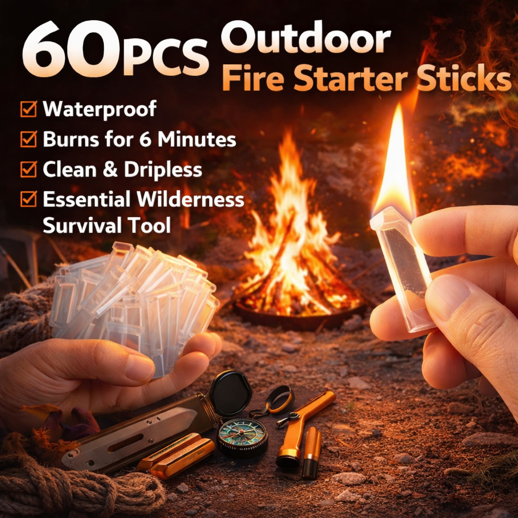 60PCS Tongkat Pemantik Api Tah - Fire Starting Kit ulasan dan harga