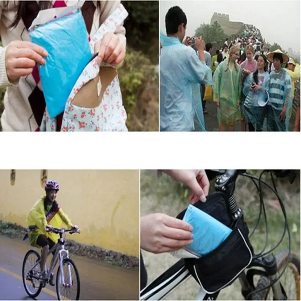 Jas hujan sekali pakai anak de - Emergency Poncho Rain ulasan dan harga