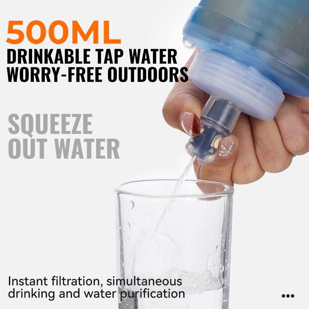 Botol Filter Air WRELS Botol A - Water Bag Collapsible ulasan dan harga