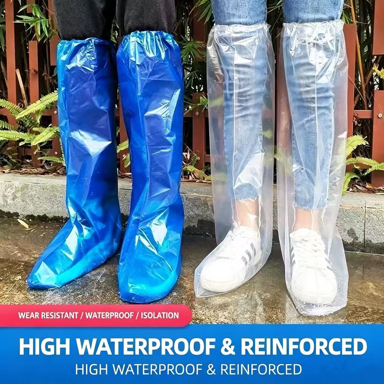 10 Buah Penutup Sepatu Hujan P - Emergency Poncho Rain ulasan dan harga
