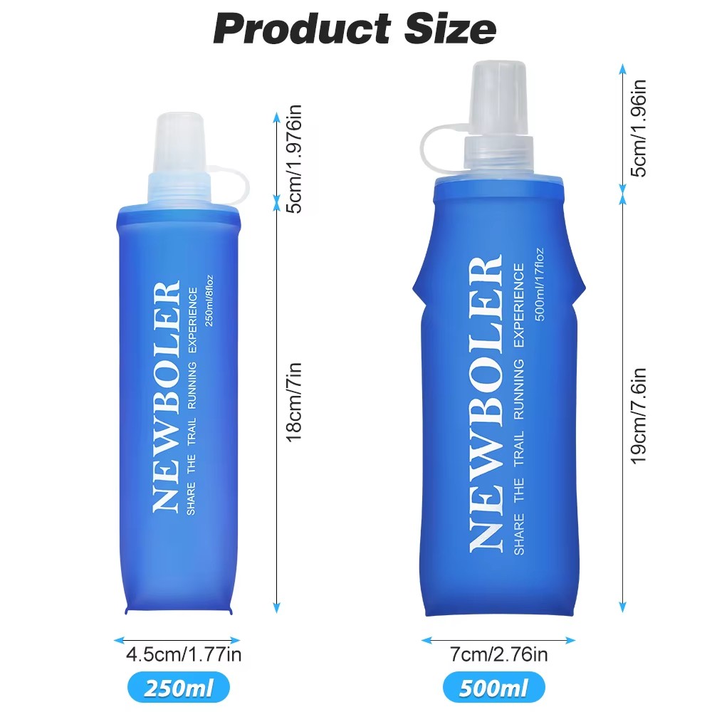 NEWBOLER 250Ml/500Ml Botol Air - Water Bag Collapsible ulasan dan harga