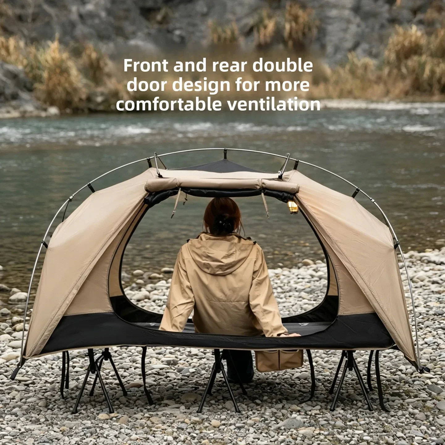 Tenda Tempat Tidur Camping Out - Emergency Mylar Tent ulasan dan harga