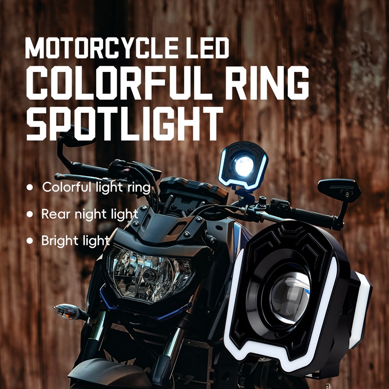 Lampu Sorot LED Sepeda Motor 4 - Sos Light Strobe ulasan dan harga